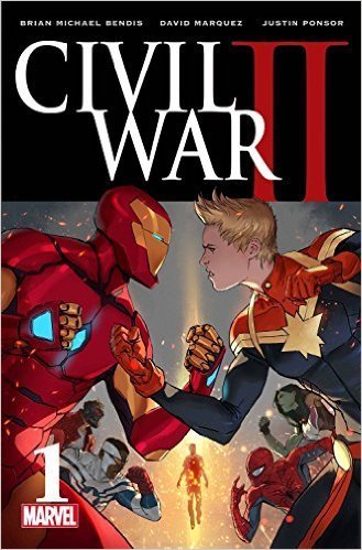 CIVIL WAR II #1 DAVID MARQUEZ AND BRIAN MICHAEL BENDIS MARVEL NM 1st PRINT