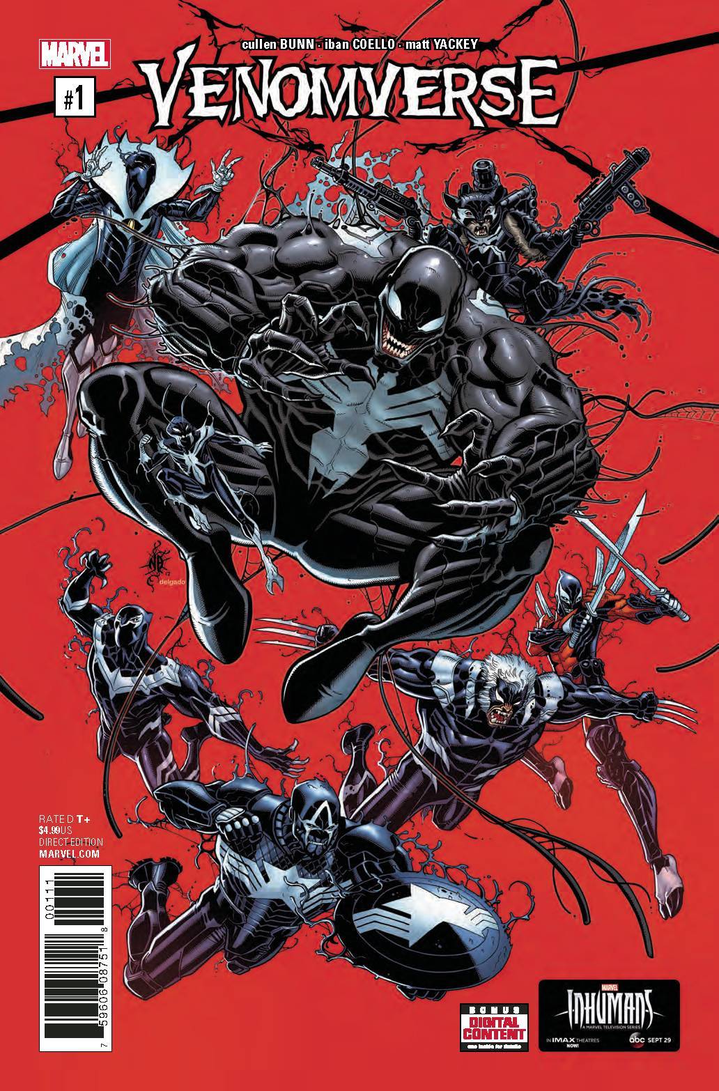 VENOMVERSE #1 OF 5 MAIN COVER EDITION NM