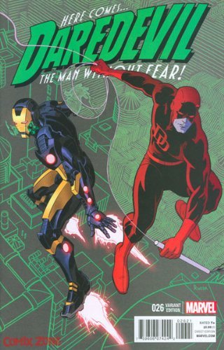 DAREDEVIL #26 IRON MAN RIVERA VARIANT M.WAID NM 1ST PRINT