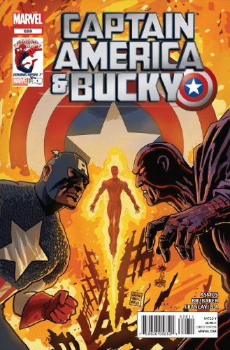 CAPTAIN AMERICA AND BUCKY #628 HUMAN TORCH BRUBAKER MARVEL NM 1st PRINT