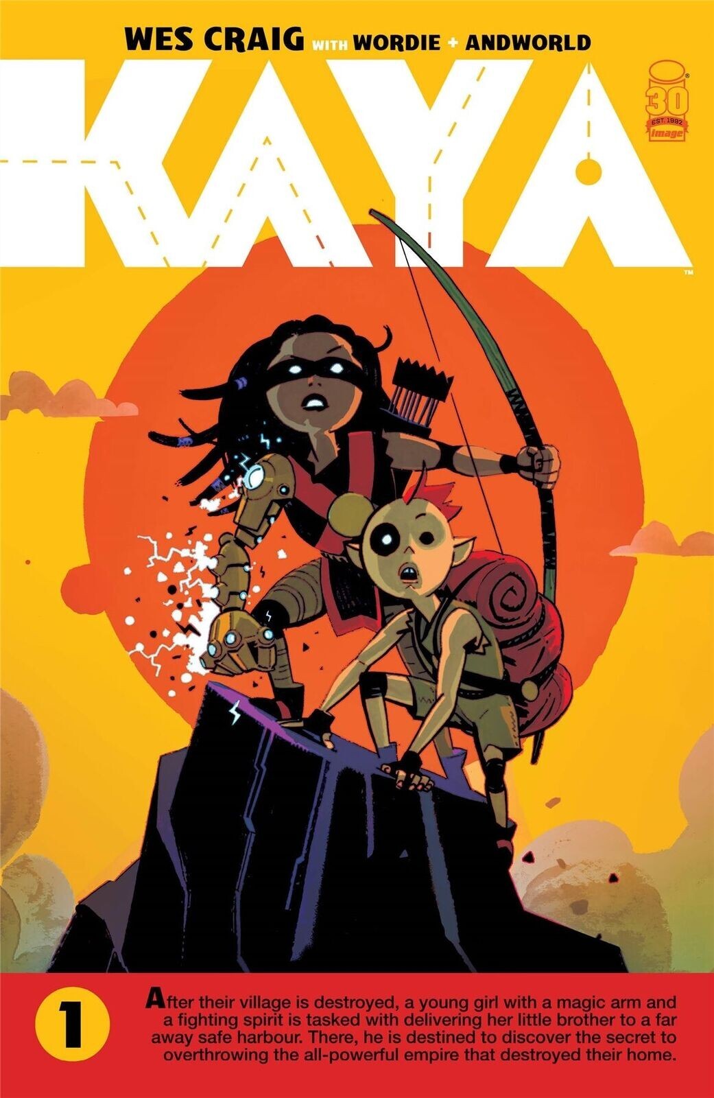 KAYA #1 WES CRAIG IMAGE COMICS MAIN COVER NM 2023