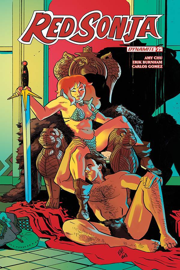 RED SONJA #25 COVER B HENDERSON DYNAMITE NM 1ST PRINT 2019