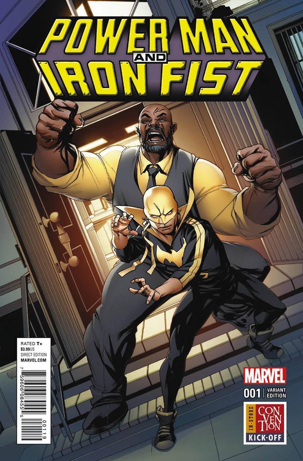 POWER MAN IRON FIST #1 MIKE McKONE CONVENTION CON KICKOFF VARIANT NM