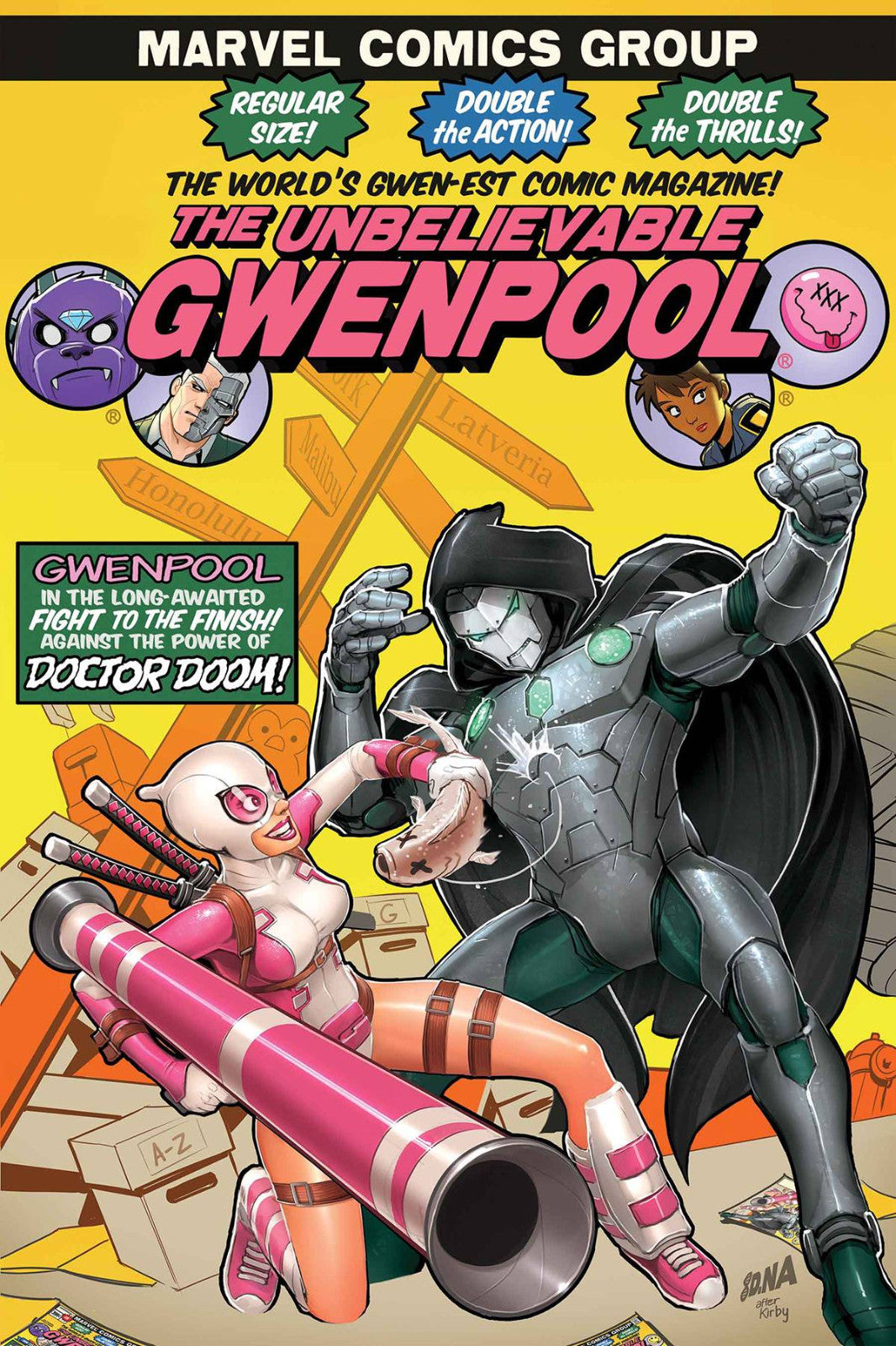 GWENPOOL #21 NAKAYAMA LENTICULAR HOMAGE LEGACY VARIANT NM 1st Print