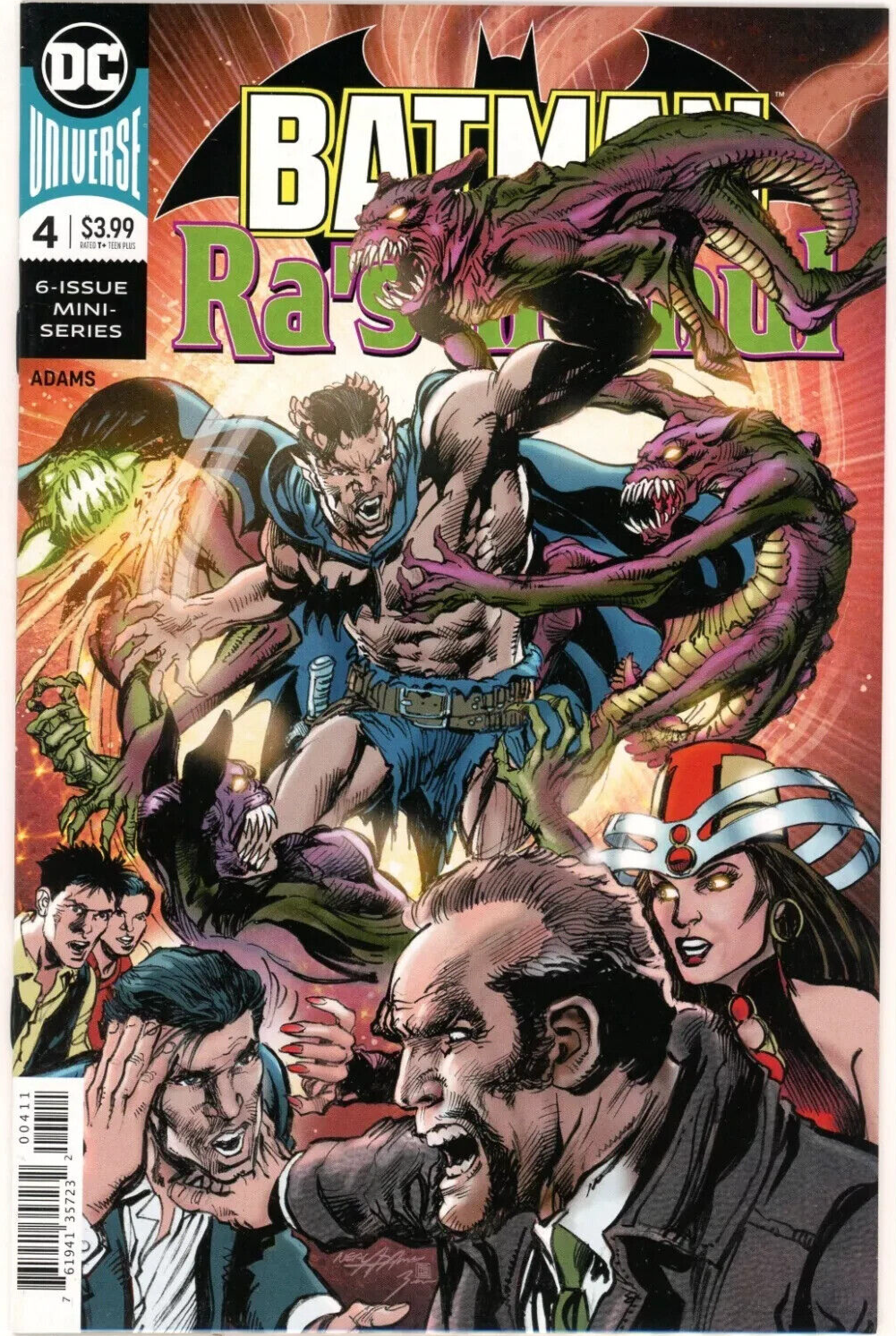 BATMAN VS RA'S AL GHUL #4 DC COMICS NEAL ADAMS 2021 NM