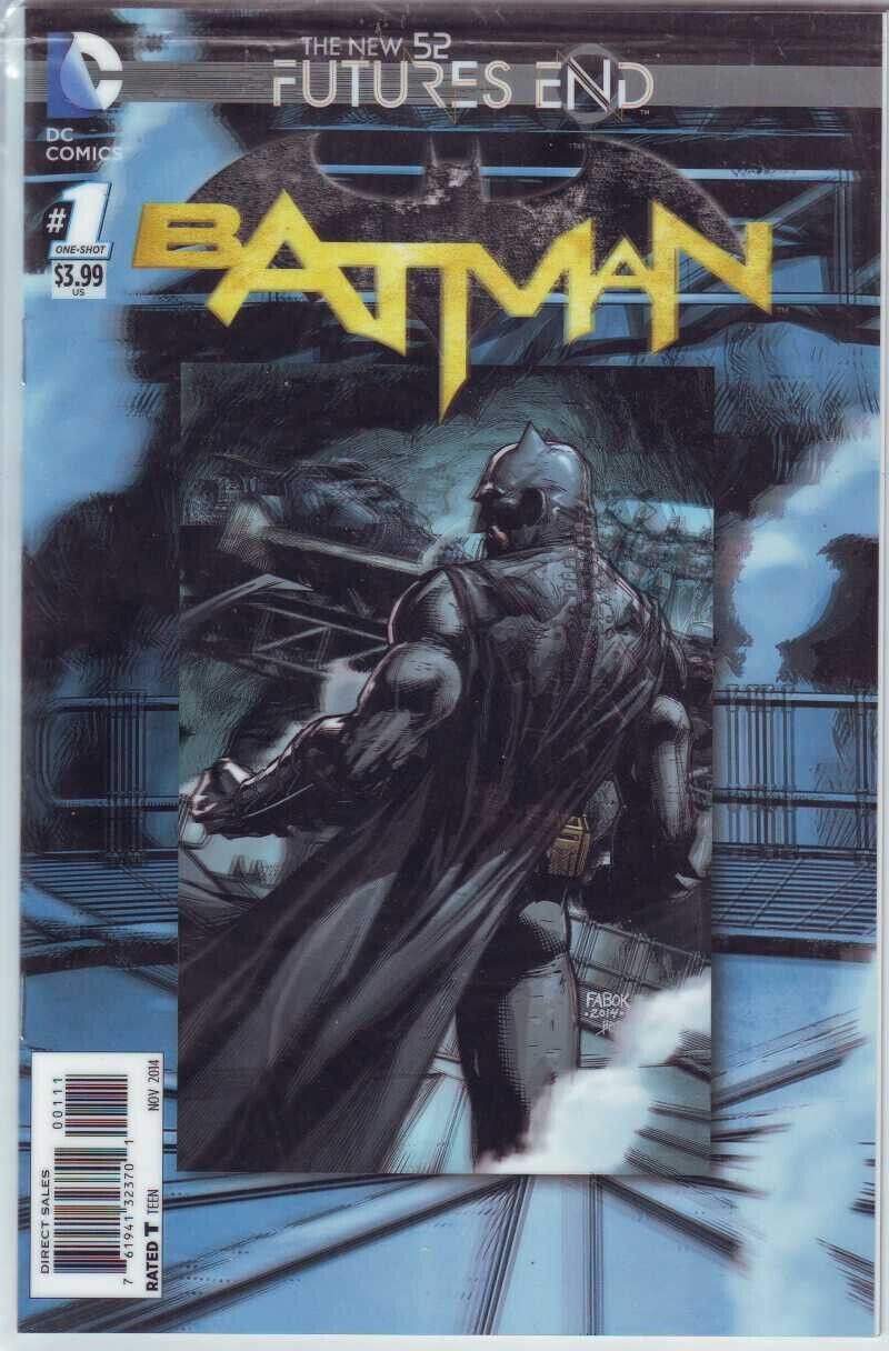 BATMAN FUTURES END #1 NM DC 2014 3D LENTICULAR COVER