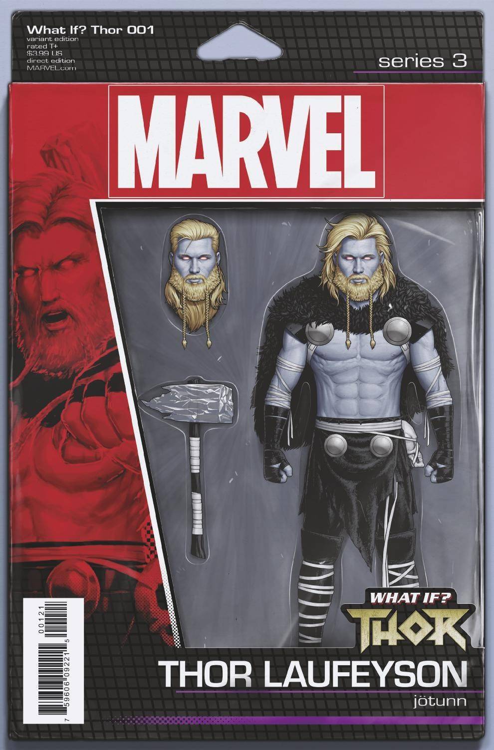 WHAT IF? THOR #1 CHRISTOPHER ACTION FIGURE VARIANT MARVEL NM FIRST PRINT 2018