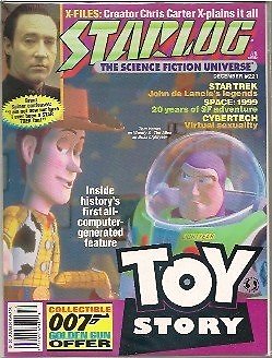 STARLOG #221 NM TOY STORY 007 STAR TREK SPACE 1999 MAG NM 1ST PRINT
