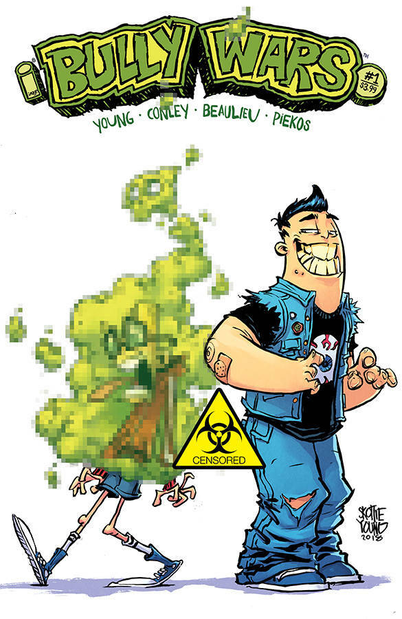 BULLY WARS #1 CVR D CBLDF CHARITY VARIANT CENSORED IMAGE NM FIRST PRINT 2018