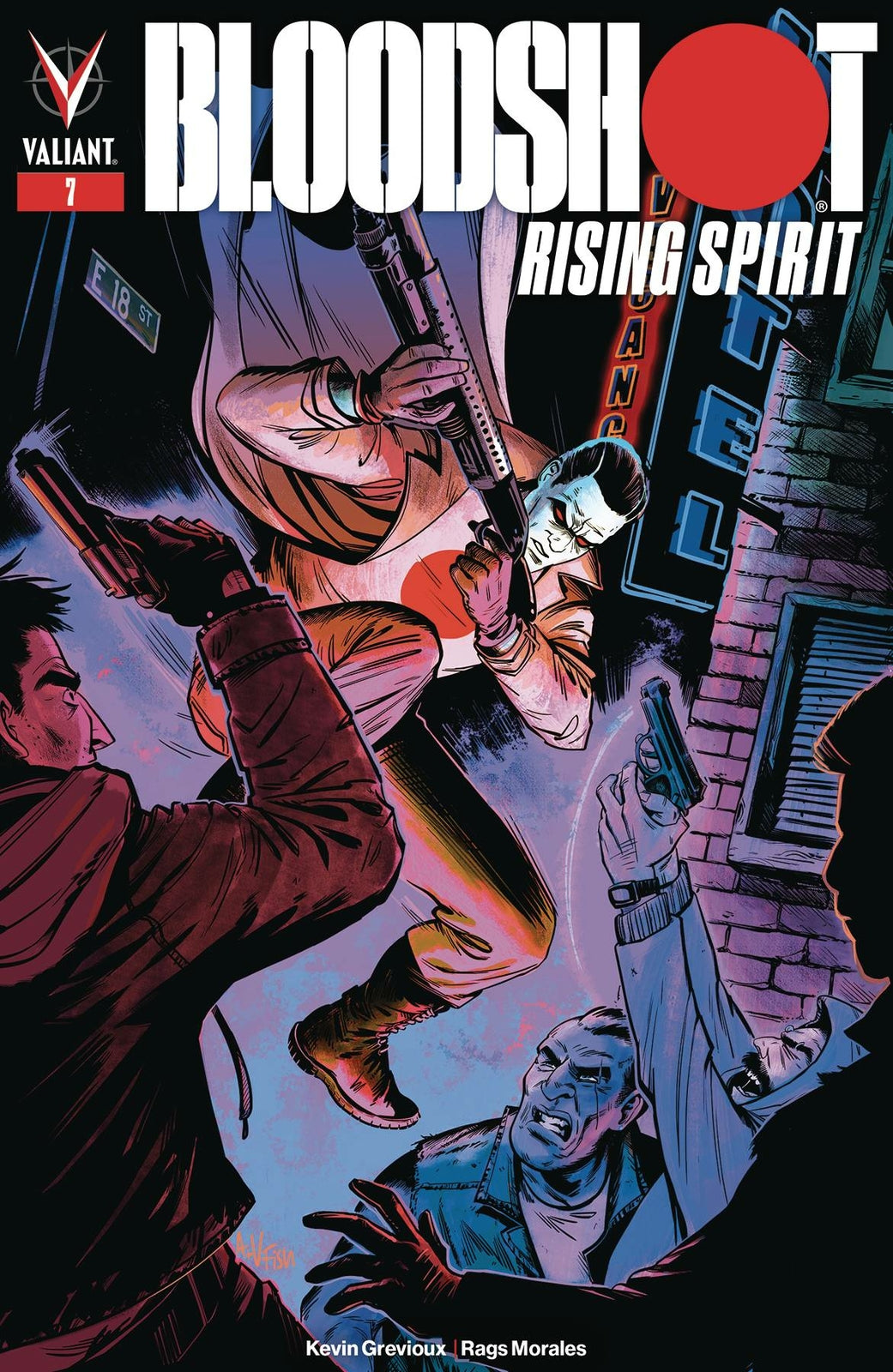 BLOODSHOT RISING SPIRIT #7 COVER C FISH VALIANT NM 1ST PRINT 2019