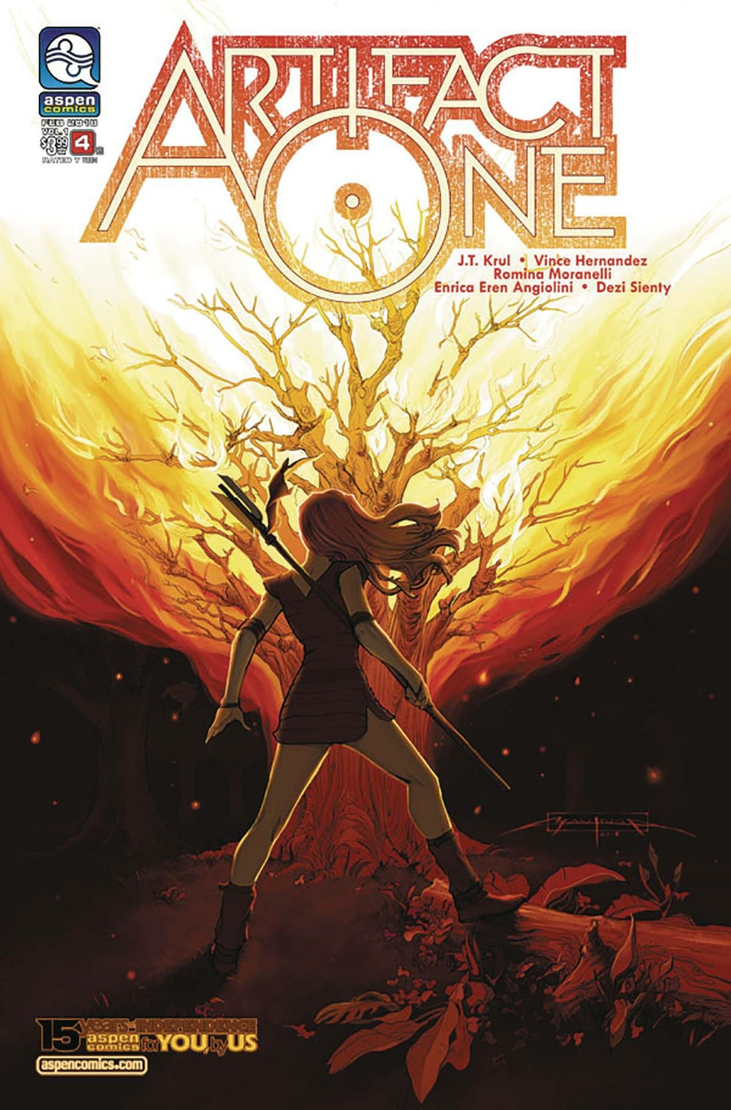 ARTIFACT ONE #4 COVER B MAVINGA ASPEN NM 1ST PRINT 2019