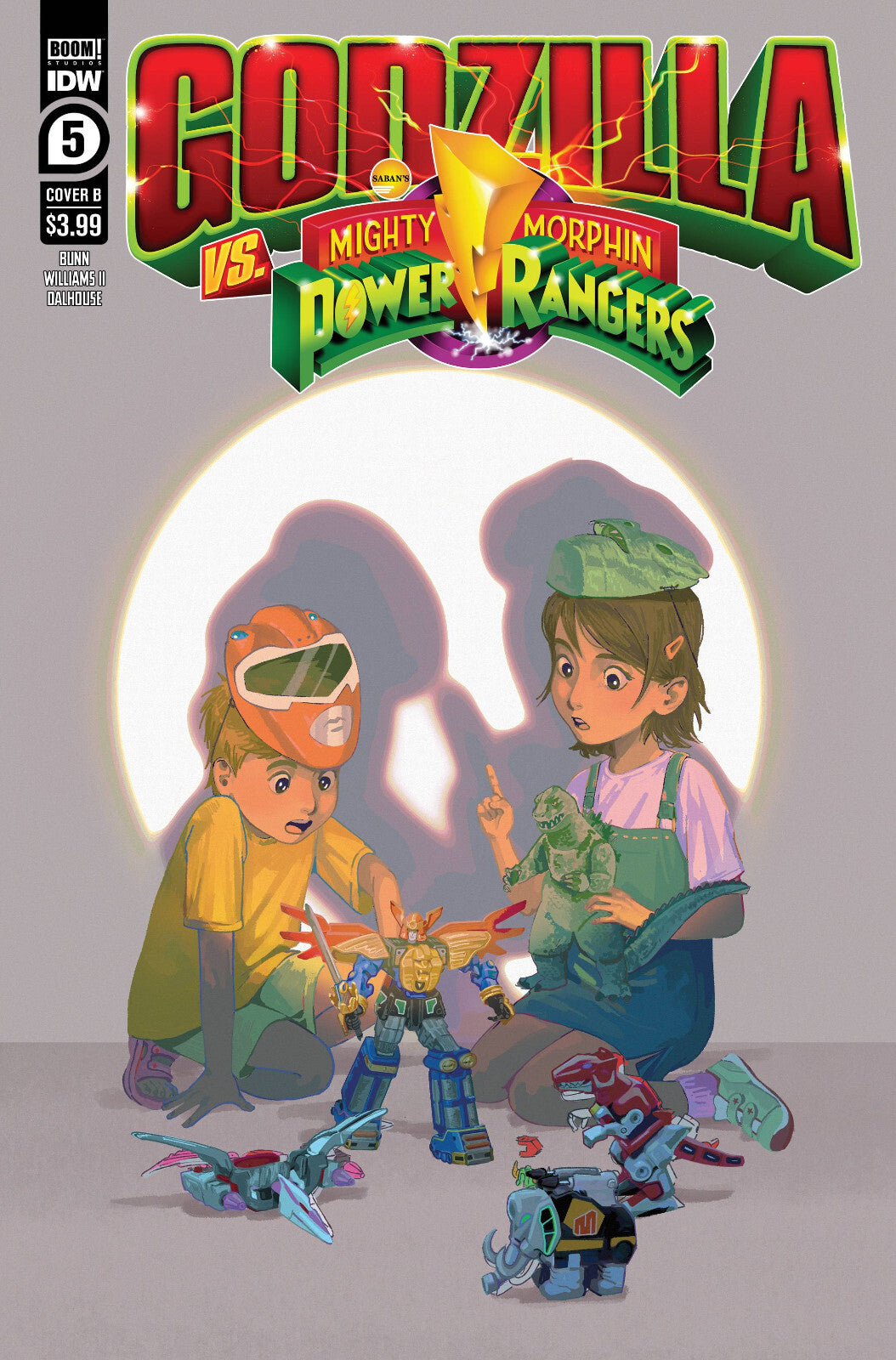 GODZILLA VS MIGHTY MORPHIN POWER RANGERS #5 CVR B WAJID IDW NM