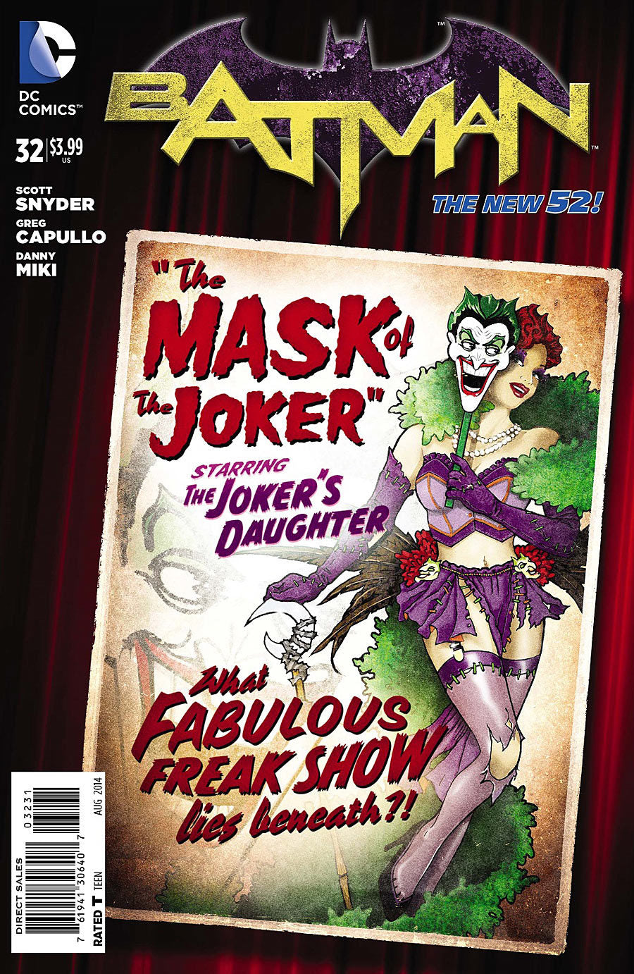 BATMAN #32 BOMBSHELL VARIANT NEW 52 NM JOKER'S DAUGHTER