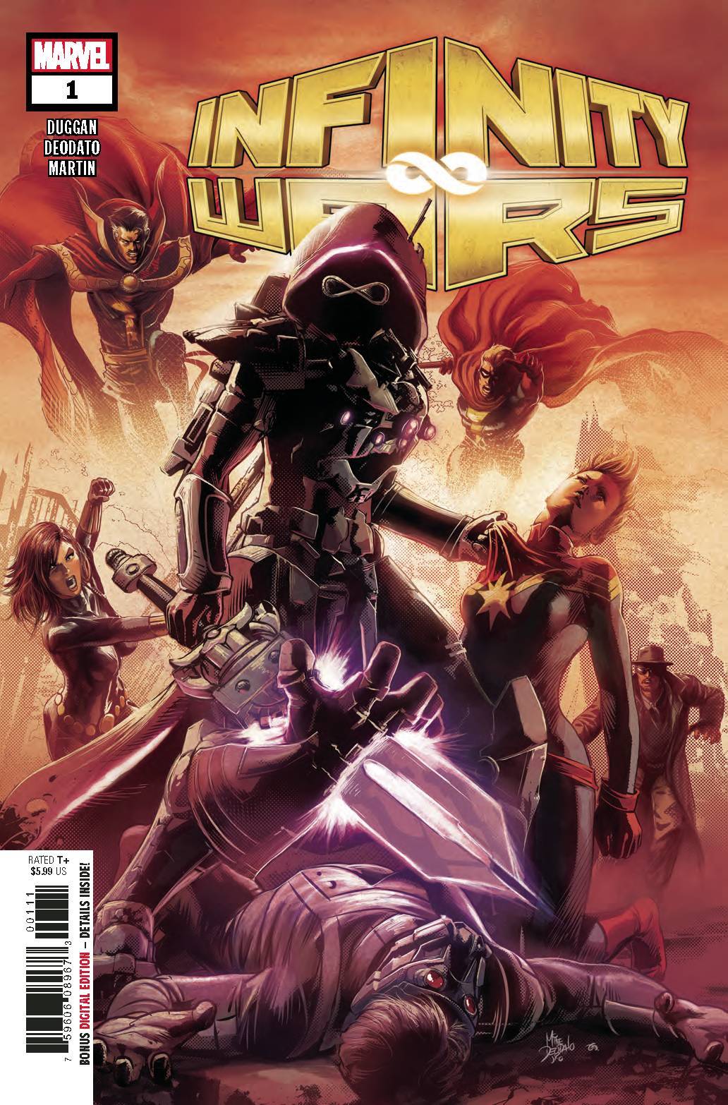 INFINITY WARS #1 OF 6 2018 MAIN COVER MARVEL NM