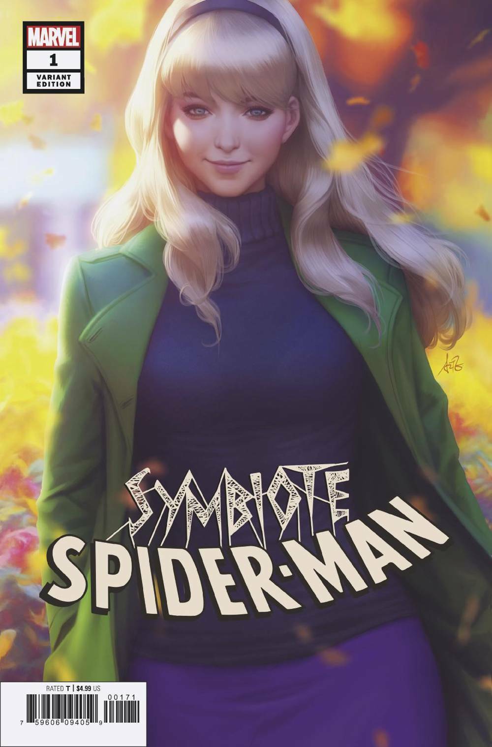 SYMBIOTE SPIDER-MAN #1 ARTGERM VARIANT MARVEL NM 1ST PRINT 2019