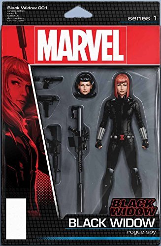 BLACK WIDOW #1 CHRISTOPHER ACTION FIGURE VARIANT Marvel NM 1st PRINT