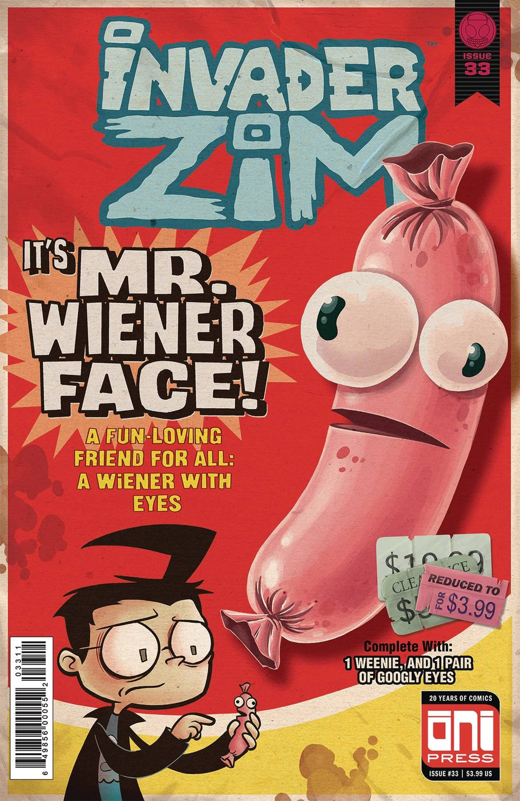 INVADER ZIM #33 COVER A ONI NM