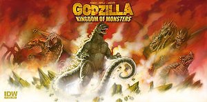 GODZILLA KINGDOM OF MONSTERS #1 B GATEFOLD VARIANT POWELL NM 1ST PRINT