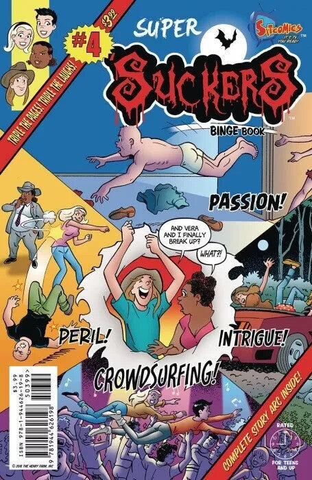 SITCOMICS PRESENTS SUPER SUCKERS BINGE BOOK #4 NM 2018 SITCOMICS