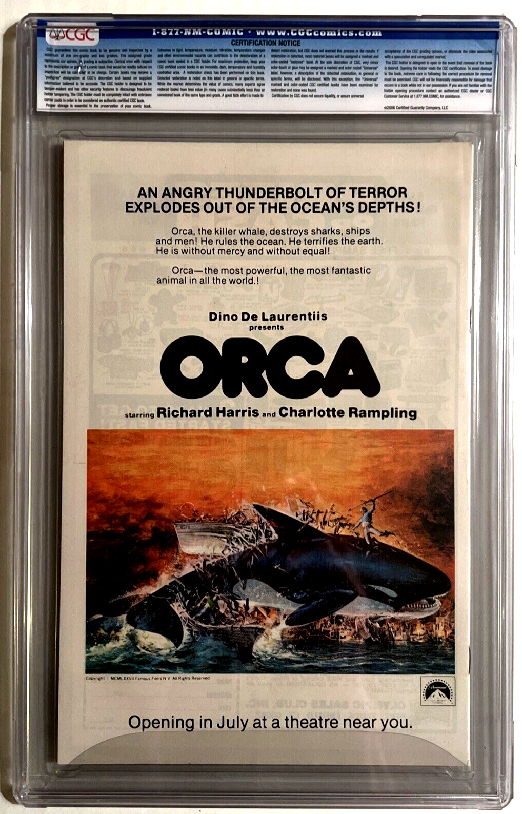 RED SONJA #5 CGC 9.2 MARVEL COMICS 1977 BRONZE AGE 35 CENT VARIANT WHITE PAGES