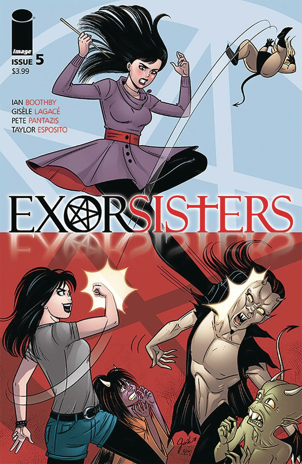 EXORSISTERS #5 COVER A LAGACE & PANTAZIS IMAGE NM 1ST PRINT 2019