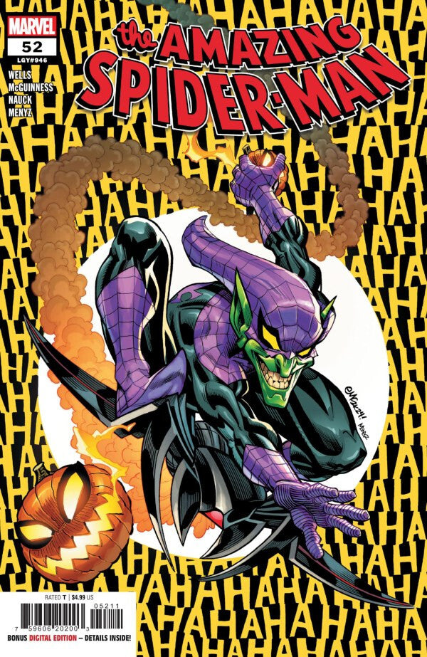 AMAZING SPIDER-MAN #52 NM 1ST PRINT MAIN COVER MARVEL COMICS 2024