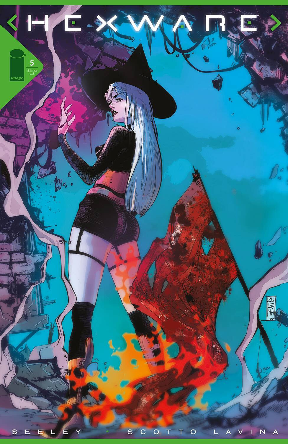 HEXWARE #5 VARIANT SEELEY LAVINA IMAGE COMICS 2022
