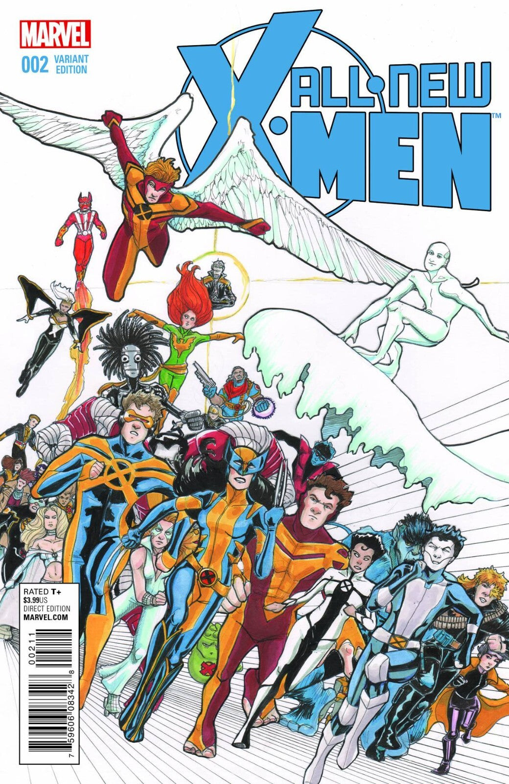 ALL NEW X-MEN #2 1:25 LEE VARIANT COVER EDITION 2016 MARVEL NM
