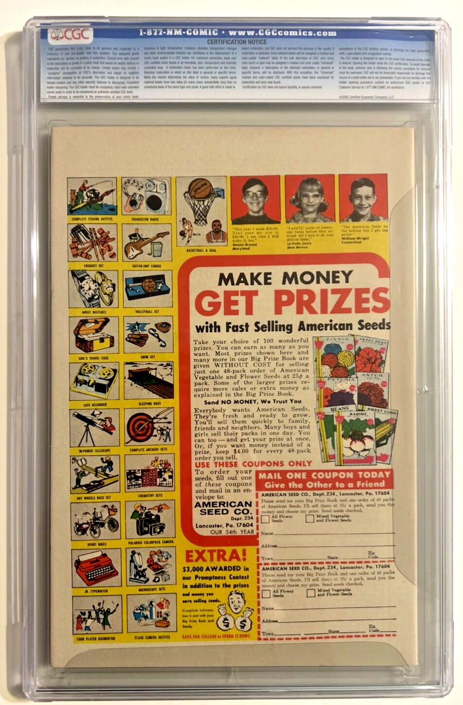 JUSTICE LEAGUE AMERICA #97 CGC 9.6 DC COMICS 1972 ORIGIN JLA WHITE PAGES