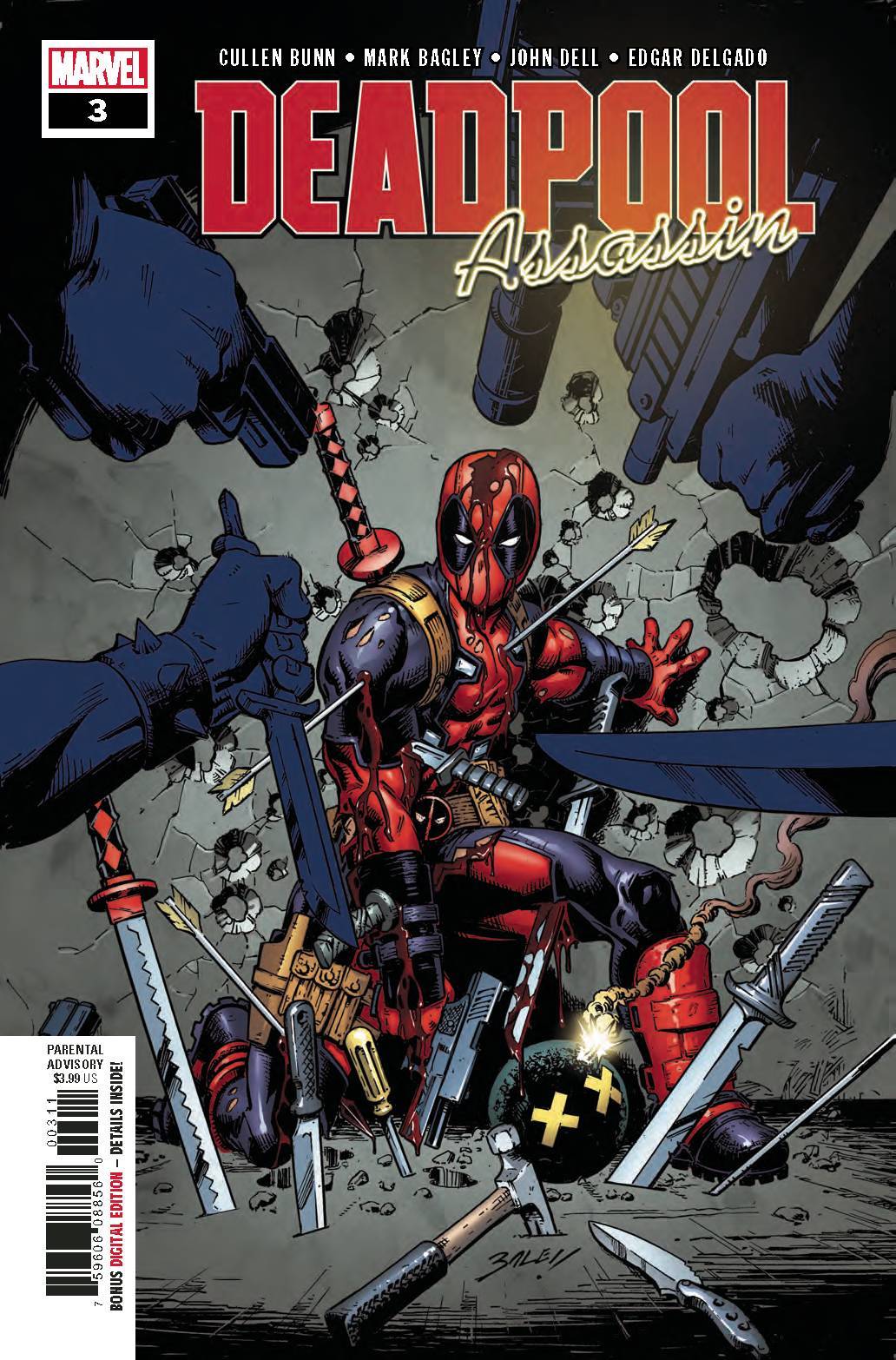 DEADPOOL ASSASSIN #3 OF 6 MARVEL NM MAIN COVER