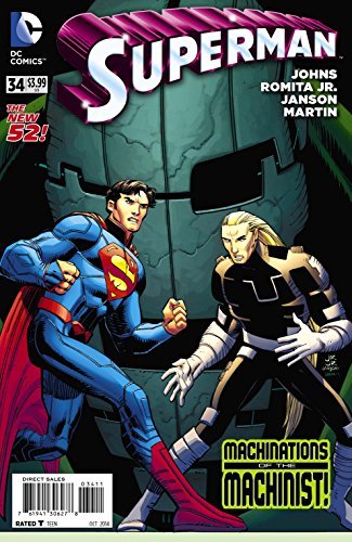 SUPERMAN #34 JOHN ROMITA JR AND GEOFF JOHNS NM 1ST PRINT