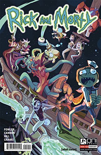 RICK & MORTY #12 1:1 RODRIGUEZ VARIANT NM 1ST PRINT