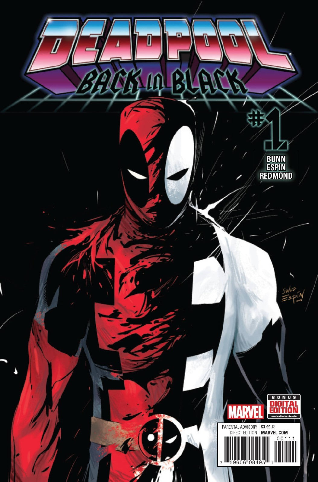DEADPOOL BACK IN BLACK #1 FIRST PRINT MARVEL COMICS DECEMBER 2016