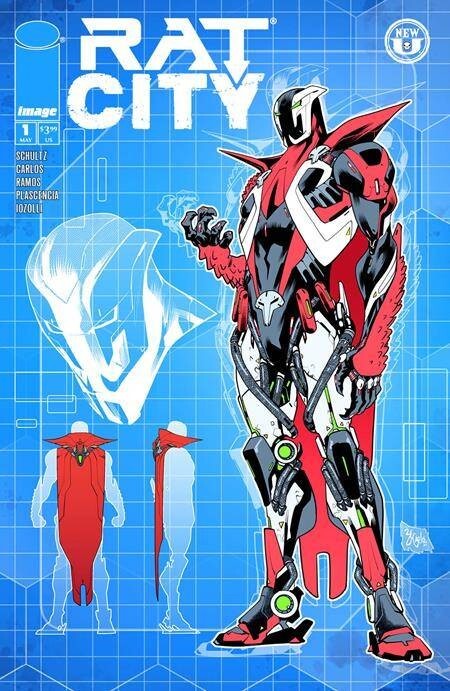 SPAWN RAT CITY #1 SCHULTZ CARLOS RAMOS PLASCENCIA IOZZOLI 2ND PRINT 2024 NM