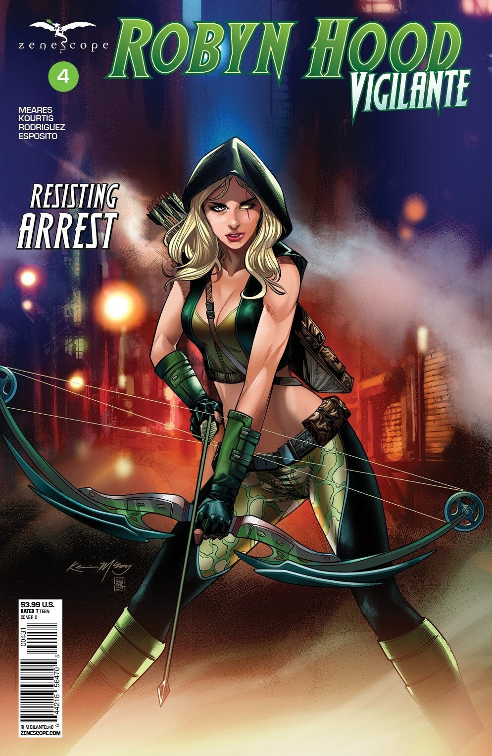 ROBYN HOOD VIGILANTE #4 COVER C ZENESCOPE NM 1ST PRINT 2020