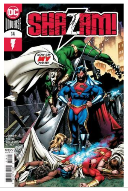 SHAZAM #14 MAIN COVER DC NM 1ST PRINT 2020