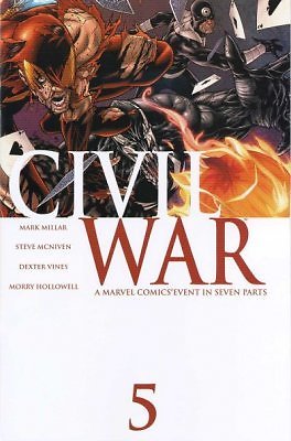 CIVIL WAR #5 1ST PRINT MILLAR MARVEL NM 1st PRINT