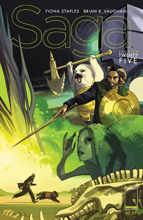 SAGA #25 FIONA STAPLES BRIAN K VAUGHAN IMAGE NM 2015