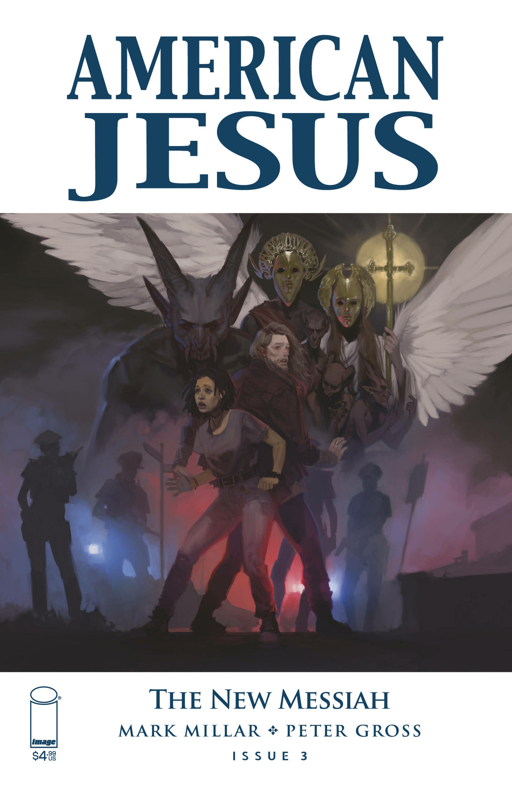 AMERICAN JESUS NEW MESSIAH #3 COVER A TOP SECRET IMAGE NM 1ST PRINT 2020