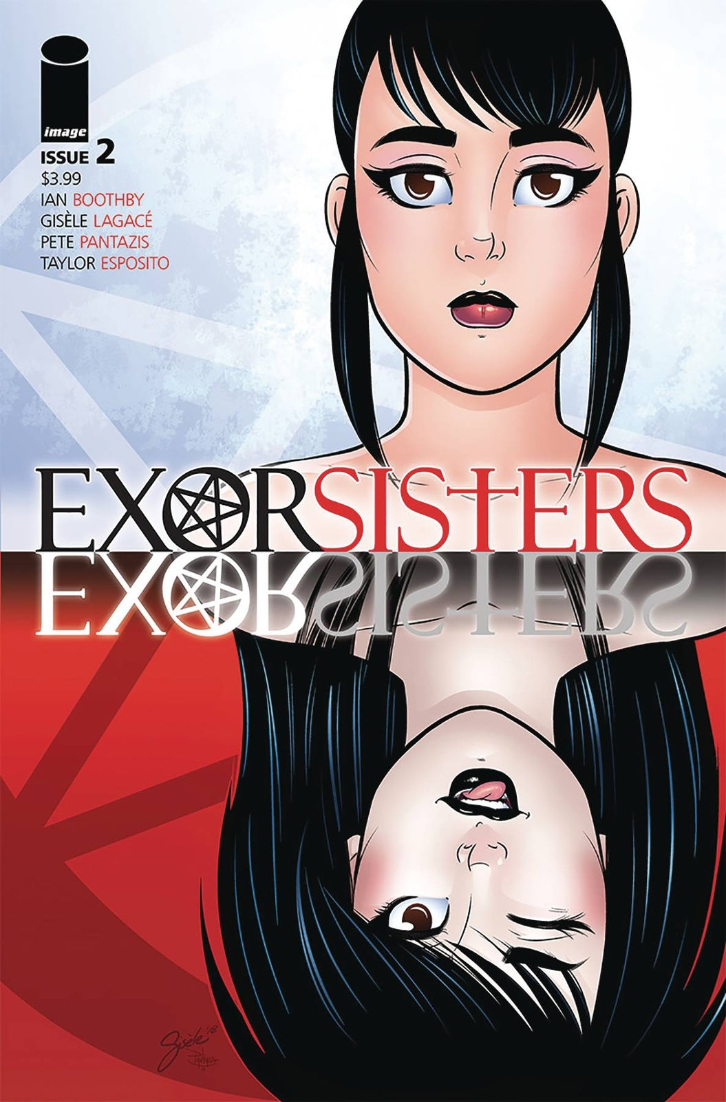 EXORSISTERS #2 COVER A LAGACE & PANTAZIS IMAGE COMICS NM 1ST PRINT 2018