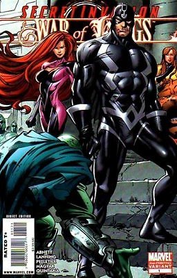 SECRET INVASION:WAR OF KINGS #1 "2ND PRINT VARIANT" ABNETT NM 2ND PRINT