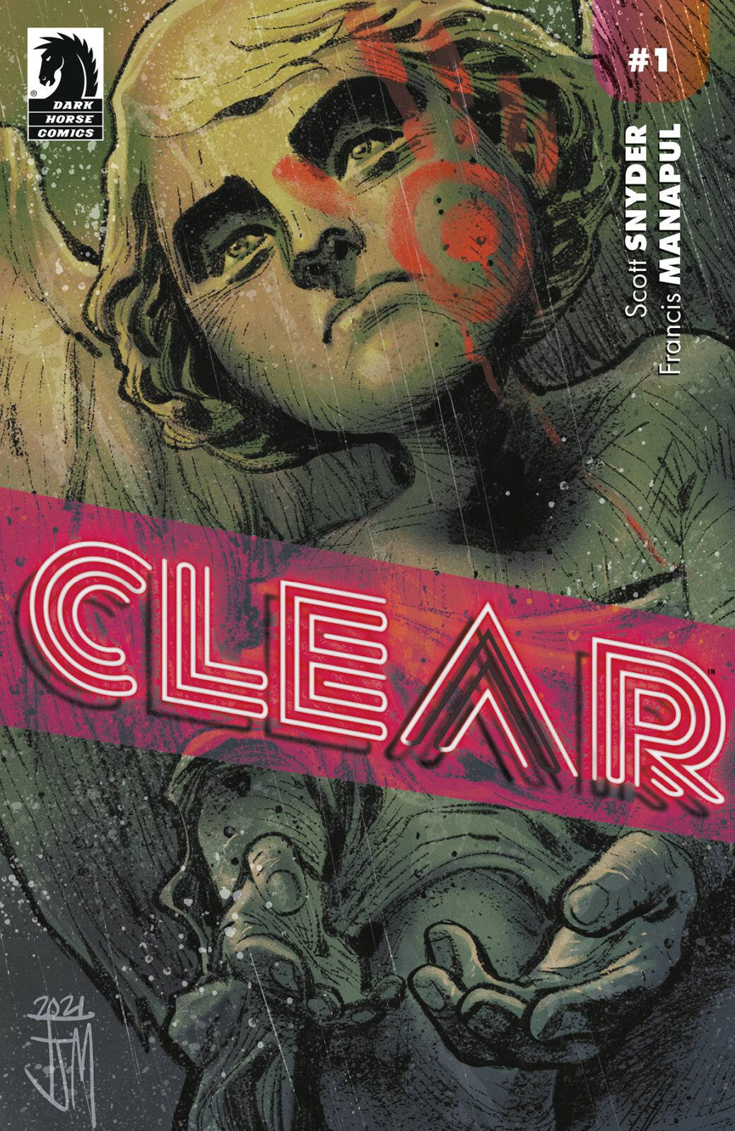 CLEAR #1 MANAPUL "B" VARIANT NM 1ST PRINT DARK HORSE COMICS 2023