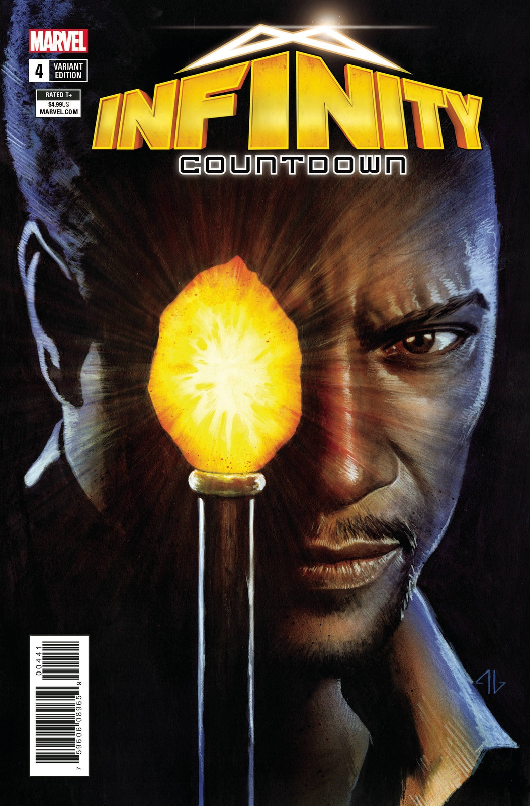 INFINITY COUNTDOWN #4 OF 5 TURK HOLDS INFINITY VARIANT MARVEL COMICS NM