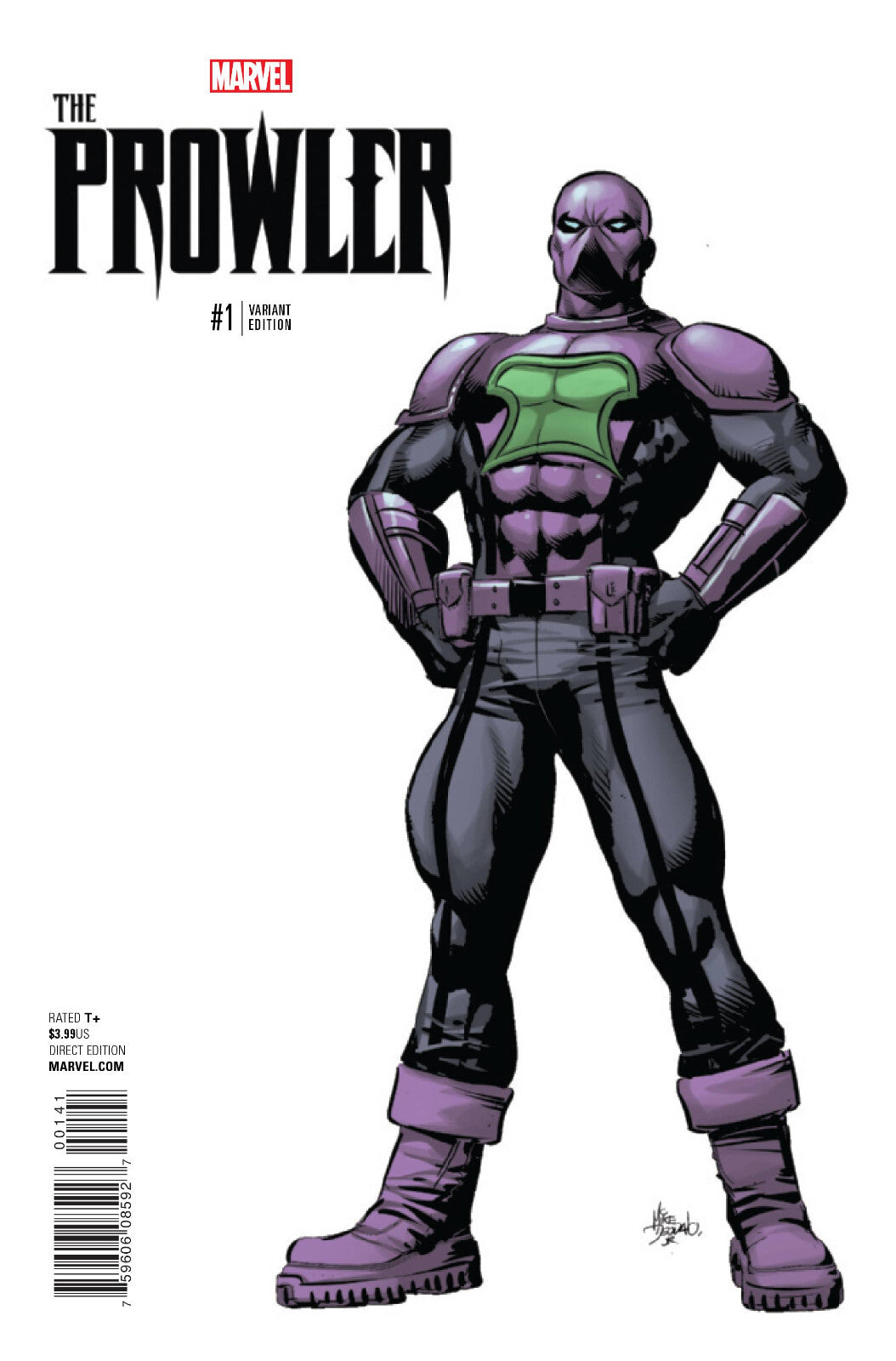 PROWLER #1 DEODATO VARIANT 1:10 MARVEL COMICS 2016 VF+