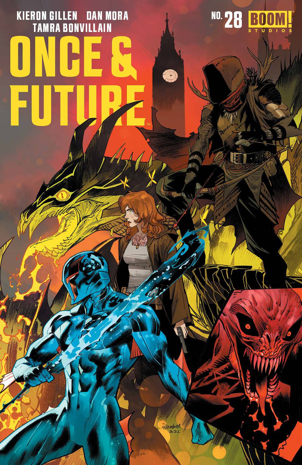 ONCE & FUTURE #28 BOOM! GILLEN MORA NM 1ST PRINT 2022