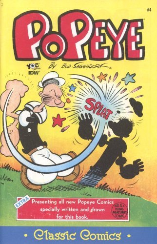 POPEYE CLASSICS #4 - IDW BUD SAGENDORF NM 1ST PRINT