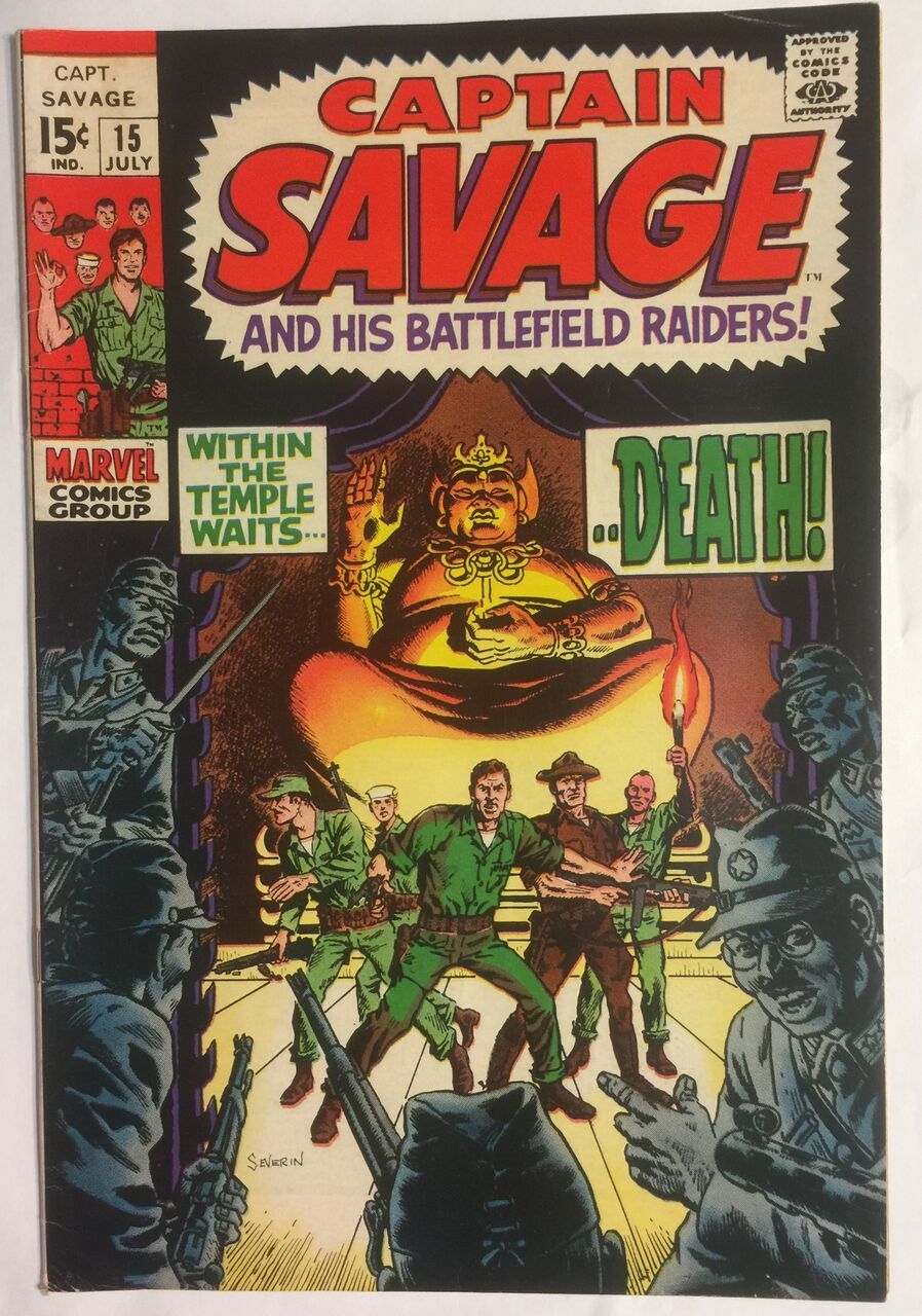 CAPTAIN SAVAGE AND HIS BATTLEFIELD RAIDERS #15 VG/FN MARVEL SILVER AGE 1969