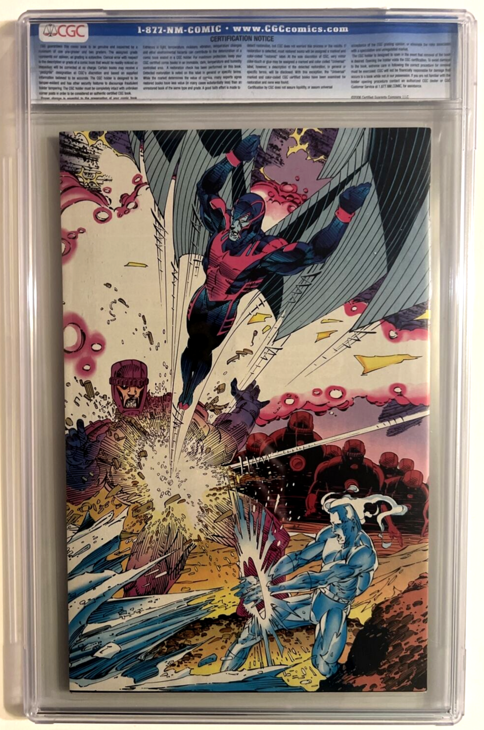 X-MEN #281 CGC 9.8 JIM LEE NEW TEAM IS BORN MARVEL SECOND PRINT WHITE PAGES