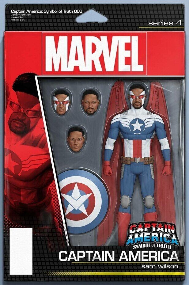 CAPTAIN AMERICA SYMBOL OF TRUTH #3 ACTION FIGURE VARIANT COVER NM (NOT A TOY)