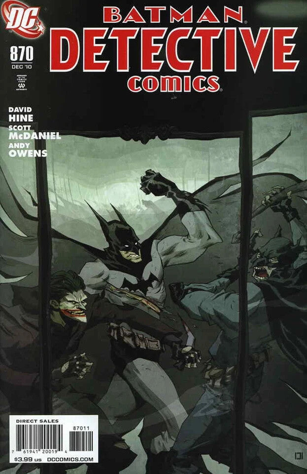 DETECTIVE COMICS #870 DAVID HINE VFN/NM 1ST PRINT 2010